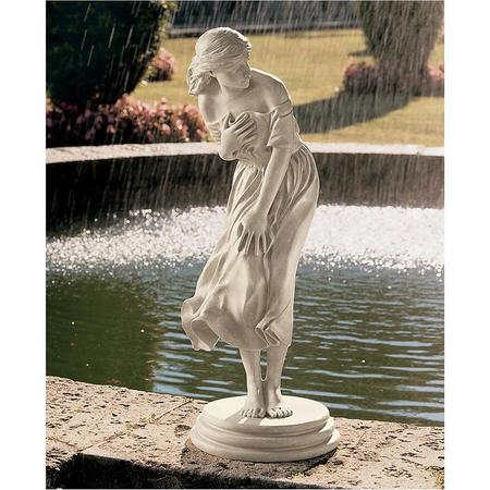 DESIGN TOSCANO Windblown Sculpture: Antique Stone Finish NG31127